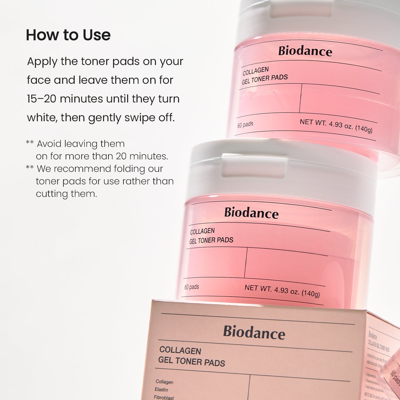 Collagen Gel Toner Pads - Lumiso