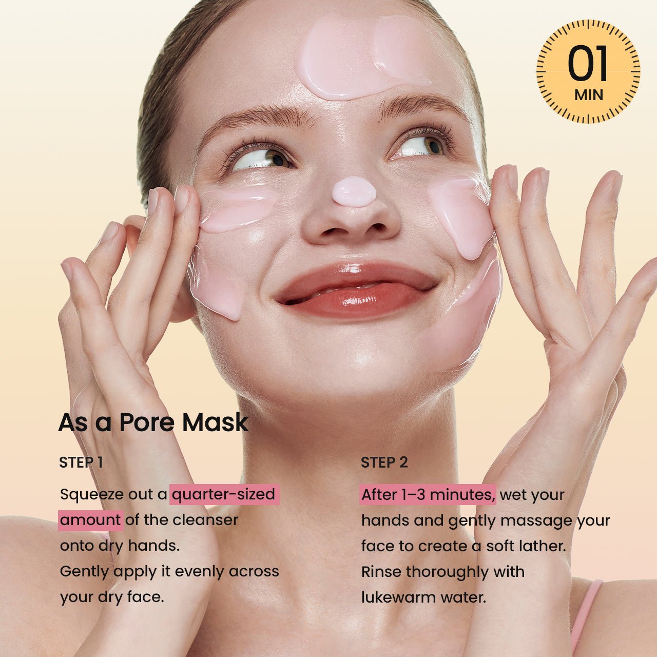 Collagen Mask to Foam Cleanser - Lumiso