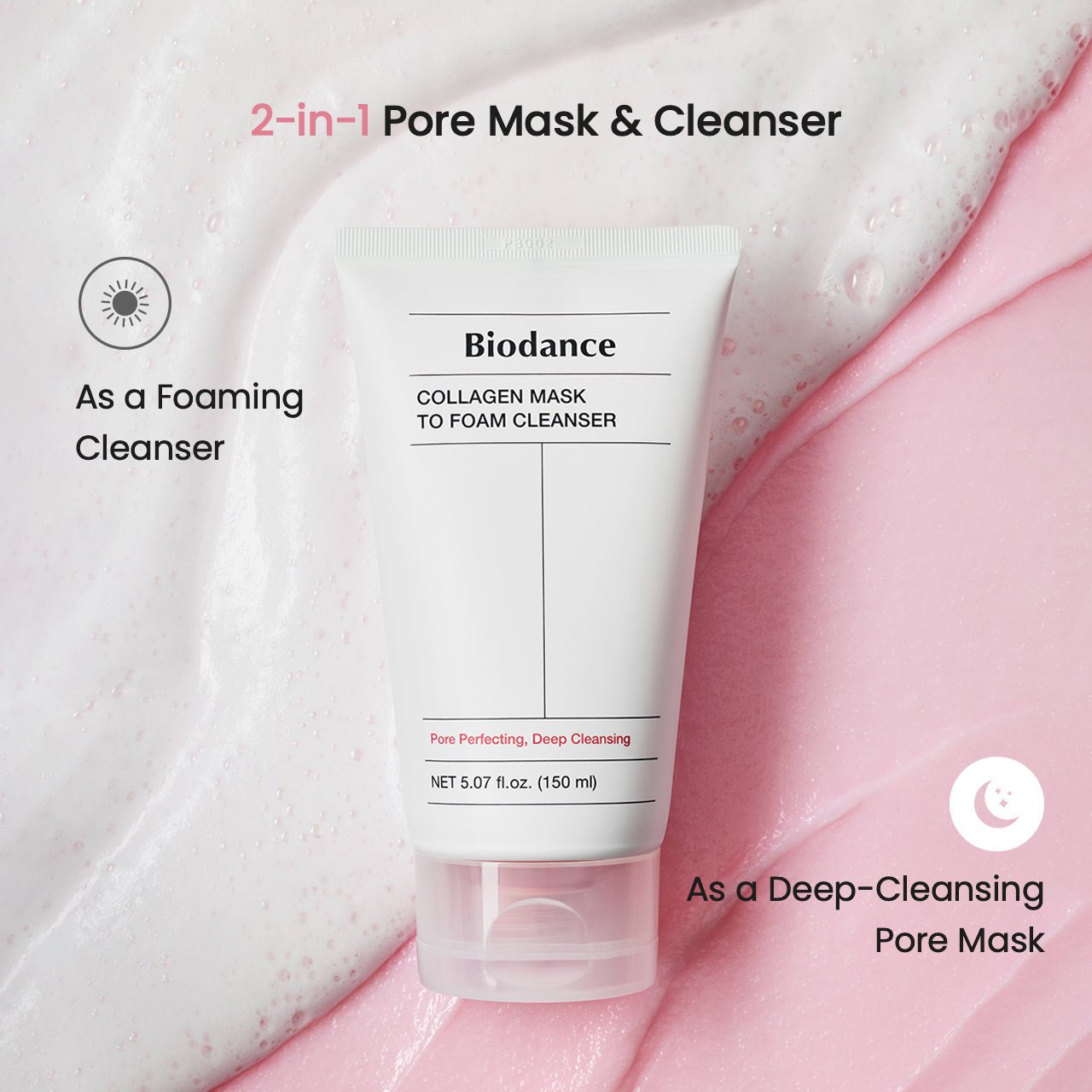 Collagen Mask to Foam Cleanser - Lumiso