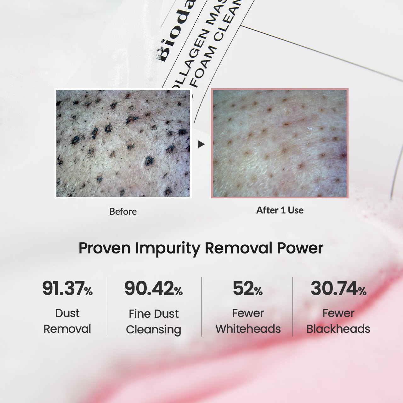 Collagen Mask to Foam Cleanser - Lumiso
