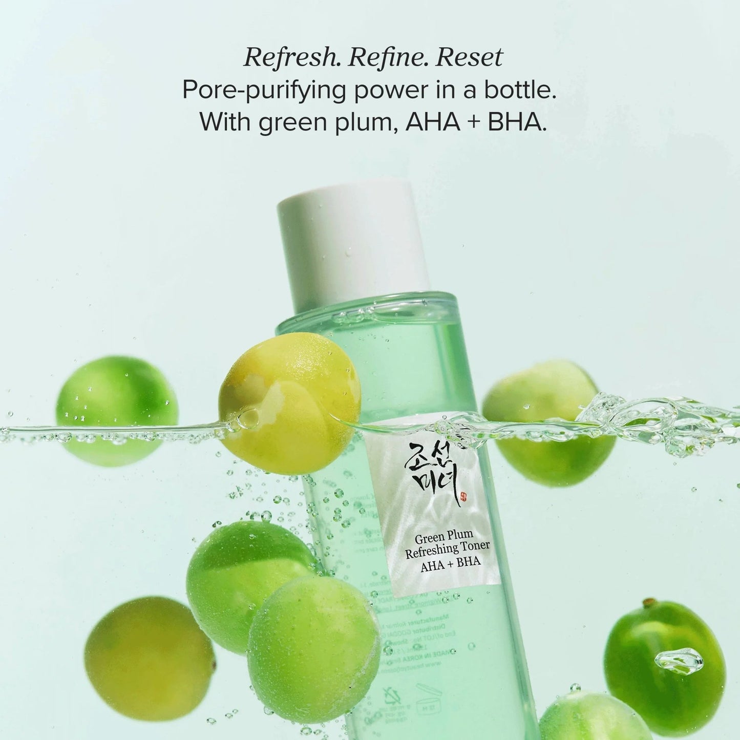 Green Plum Refreshing Toner : AHA + BHA - Lumiso