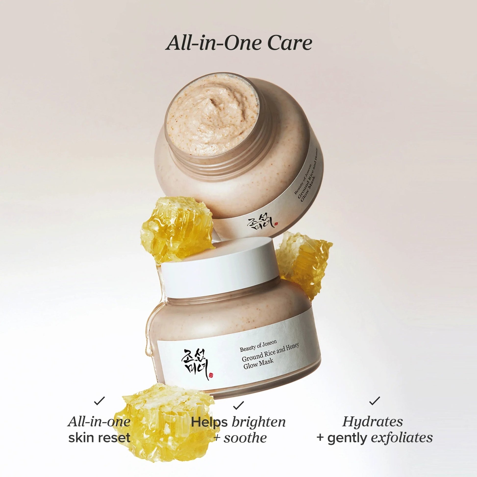 Ground Rice and Honey Glow Mask - Lumiso