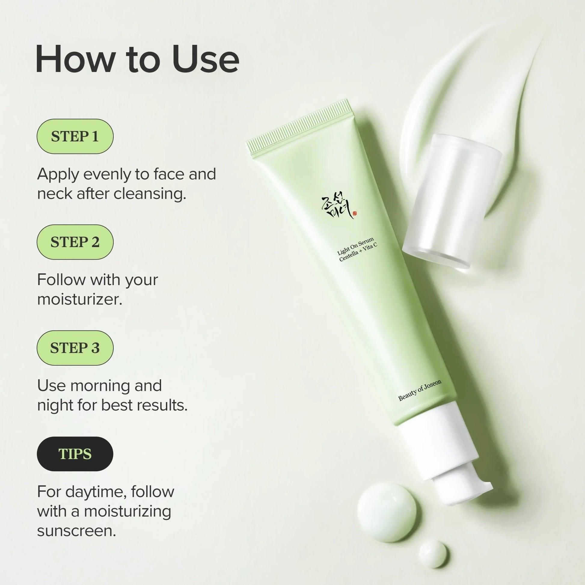 Light On Serum : Centella + Vita C - Lumiso