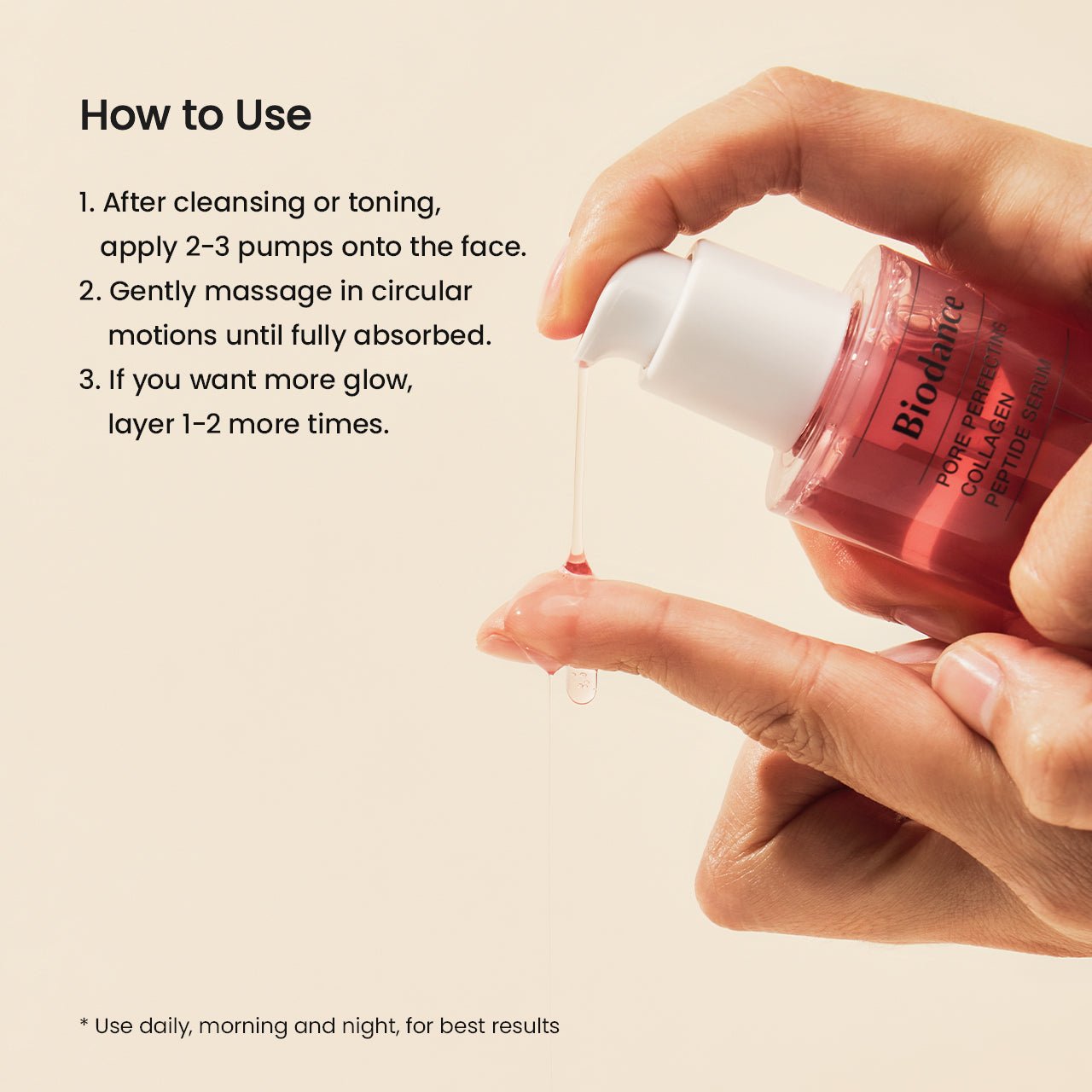 Pore Perfecting Collagen Peptide Serum - Lumiso