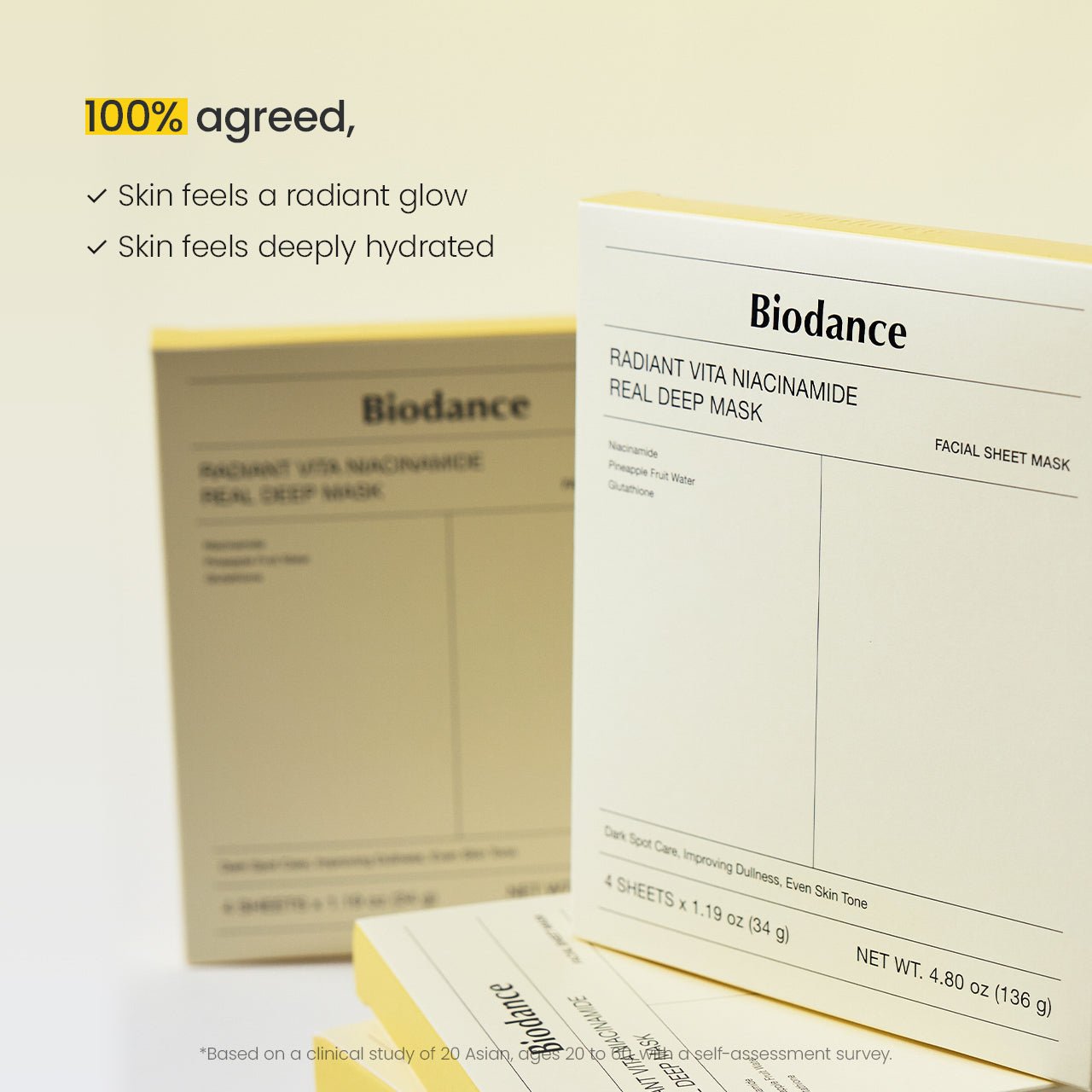 Radiant Vita Niacinamide Real Deep Mask - Lumiso