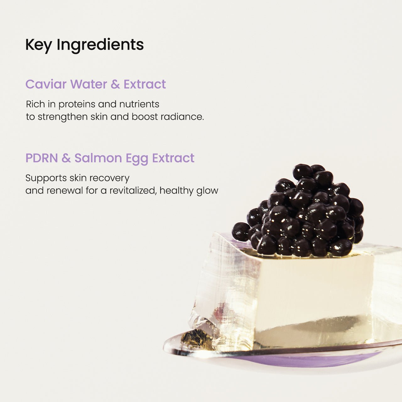 Rejuvenating Caviar PDRN Real Deep Mask - Lumiso