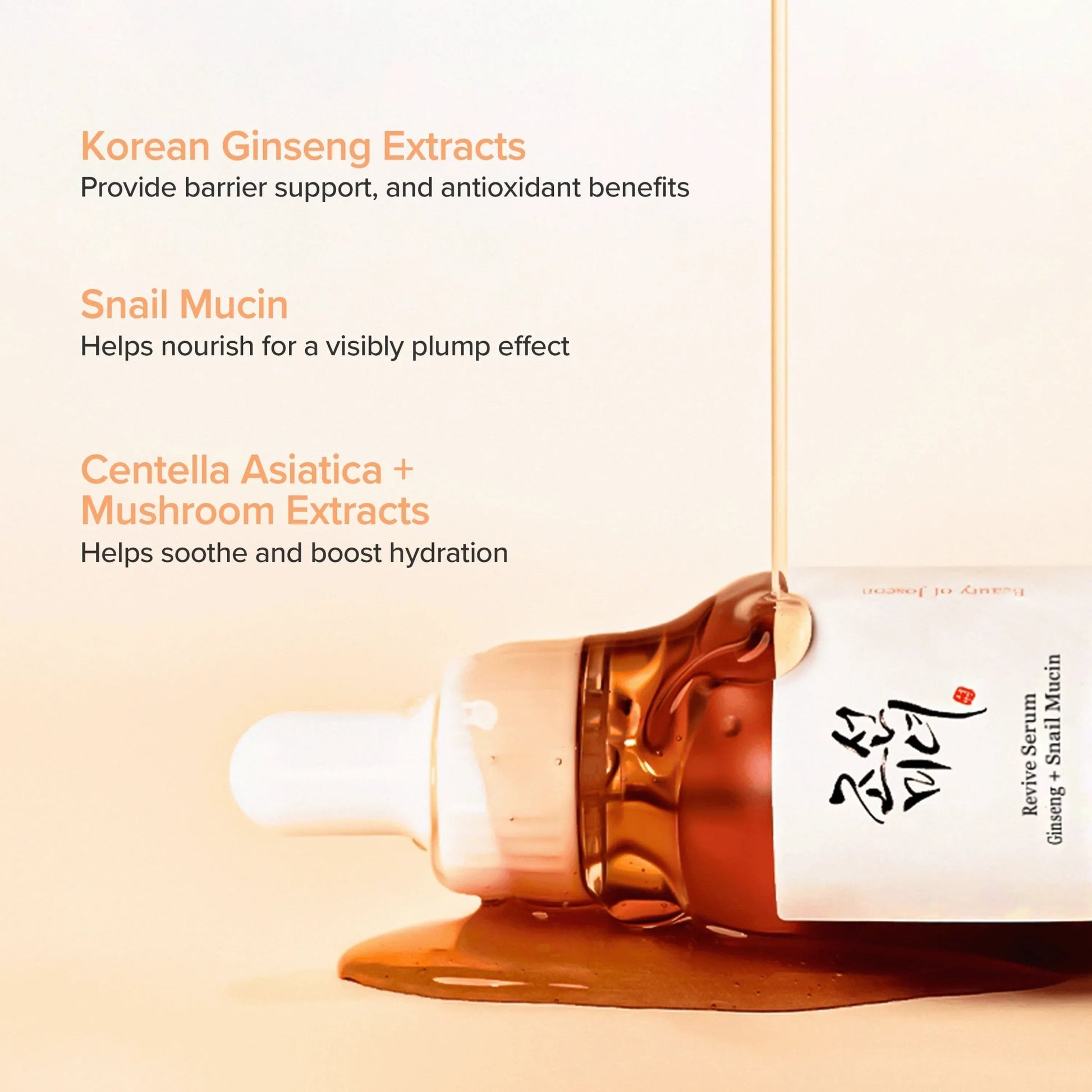 Revive Serum : Ginseng + Snail Mucin - Lumiso