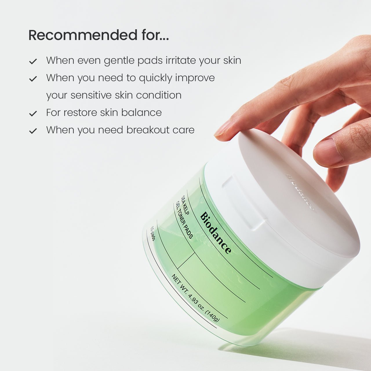 Sea Kelp Gel Toner Pads - Lumiso