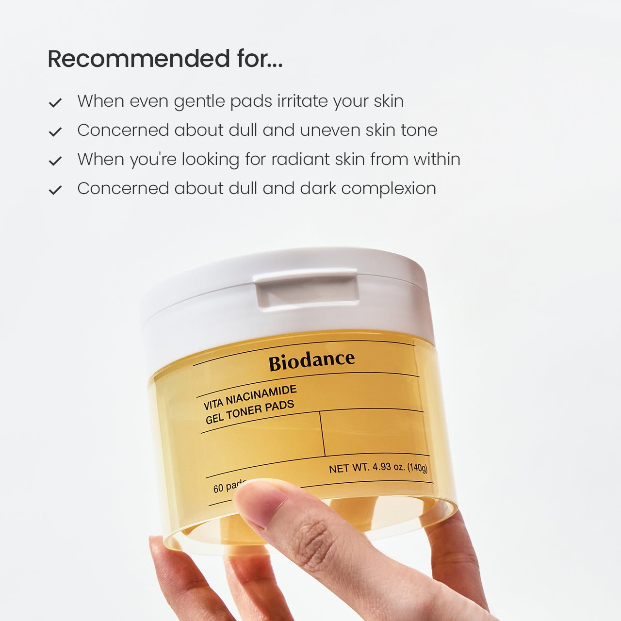 Vita Niacinamide Gel Toner Pads - Lumiso